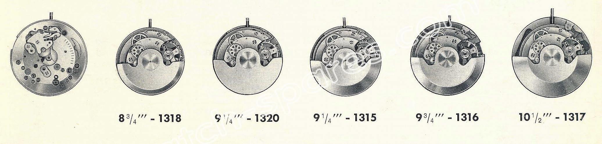 ETA 1315 watch movements ETA 1315 watch movements